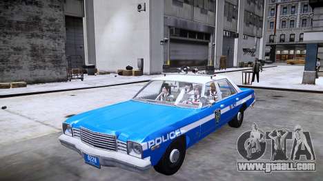 Dodge Aspen 1979 NY Police Department for GTA 4