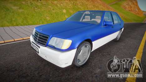 Mercedes-Benz W140 S600 (Devel) for GTA San Andreas