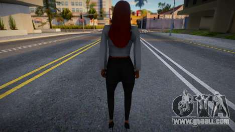 Girl and red hair for GTA San Andreas