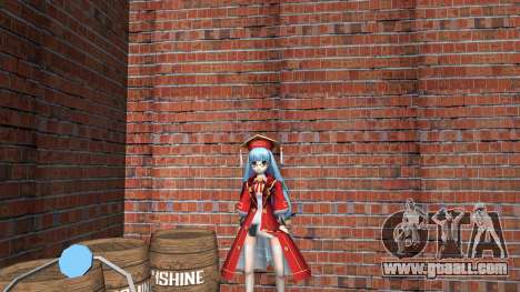 Mina from Hyperdimension Neptunia for GTA Vice City