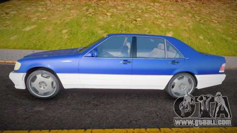 Mercedes-Benz W140 S600 (Devel) for GTA San Andreas