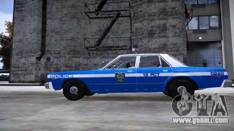 Dodge Aspen 1979 NY Police Department for GTA 4