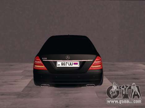 Mercedes Benz S70 AMG (W221) for GTA San Andreas