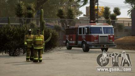 Realistic Fire Station In Las Venturas for GTA San Andreas Definitive Edition