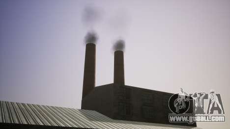 Realistic Industrial Chimney In Red County