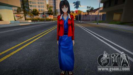 Shiki Ryougi from Fate Grand Order for GTA San Andreas