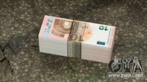 Realistic Banknote Euro 10 (New Textures)