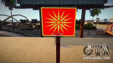 Macedonian Basketball Backboard for GTA San Andreas