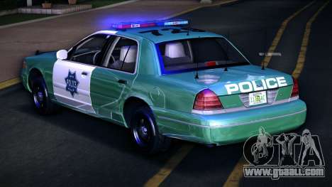 2003 Ford Crown Victoria Taxi Police for GTA Vice City