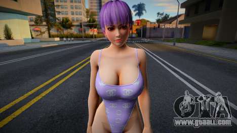 Ayane Bodysuit Channel for GTA San Andreas