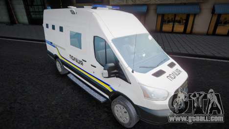 Ford Transit 2018 - Police Ukraine for GTA San Andreas