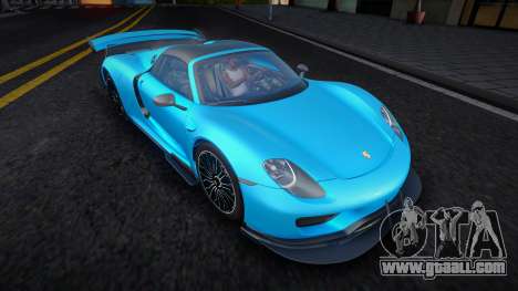 Porsche 918 Spyder (2friends) for GTA San Andreas