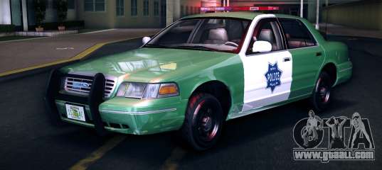 2003 Ford Crown Victoria Taxi Police for GTA Vice City