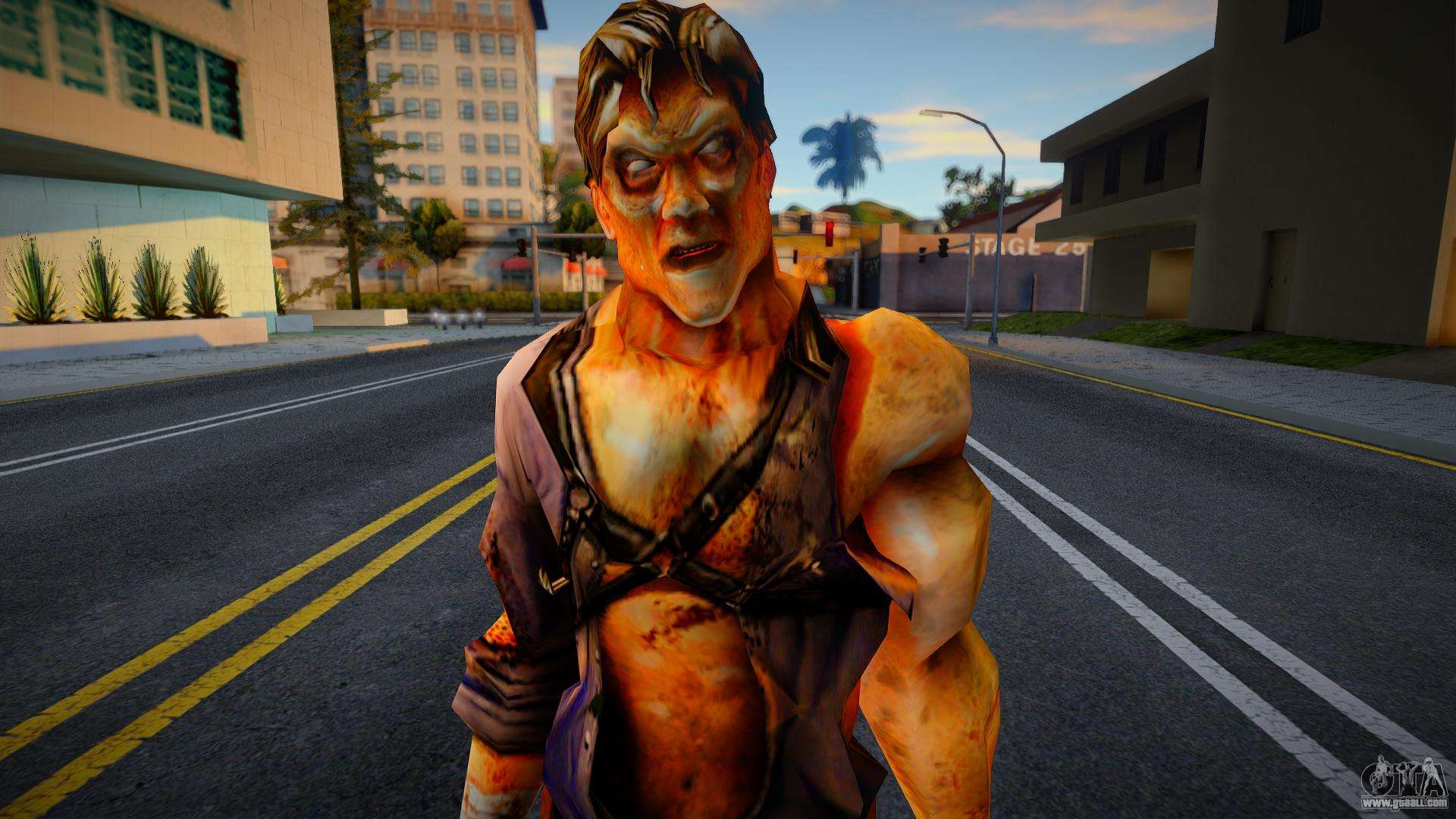 GTA San Andreas Ash Williams Skin Pack from 'Evil Dead: Regeneration' Mod 