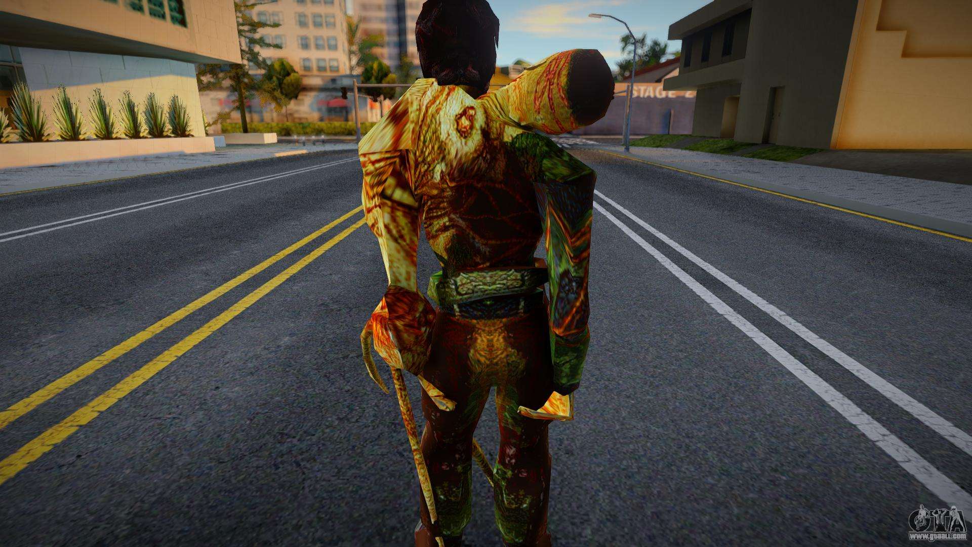 Download Mutant Zombie from Free Fire for GTA San Andreas (iOS