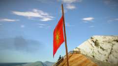 Macedonian Flag On Mount Chiliad (LQ 64x128) for GTA San Andreas