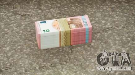 Realistic Banknote Euro 10 for GTA San Andreas Definitive Edition