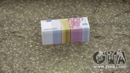 Realistic Banknote Euro 500 for GTA San Andreas Definitive Edition