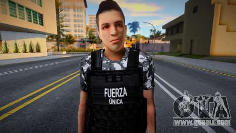 Soldier from Fuerza Única Jalisco v2 for GTA San Andreas