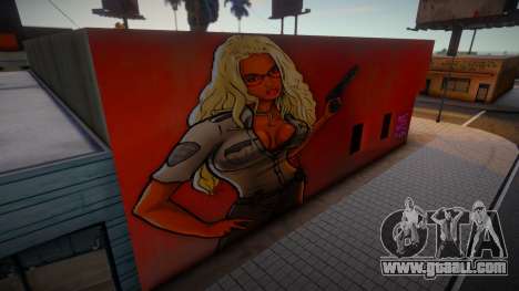 Amy Andersen (Fan) Mural for GTA San Andreas