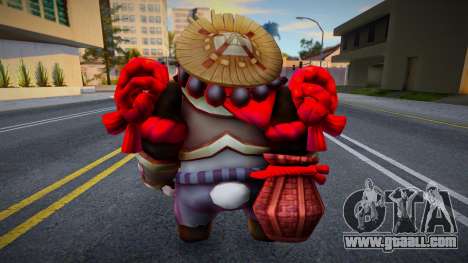 Akai Panda Warrior from Mobile Legends Hero for GTA San Andreas