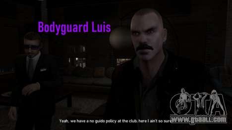 Bodyguard Luis for GTA 4
