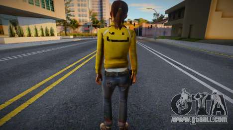 Zoe (Smiley) from Left 4 Dead for GTA San Andreas