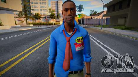 Louis of Left 4 Dead (BestBuy Employee) for GTA San Andreas