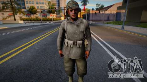 American Soldier from CoD WaW v4 for GTA San Andreas