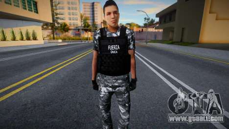 Soldier from Fuerza Única Jalisco v2 for GTA San Andreas