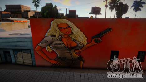Amy Andersen (Fan) Mural for GTA San Andreas