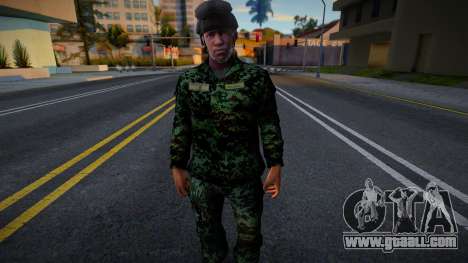 Soldado Con Casco for GTA San Andreas