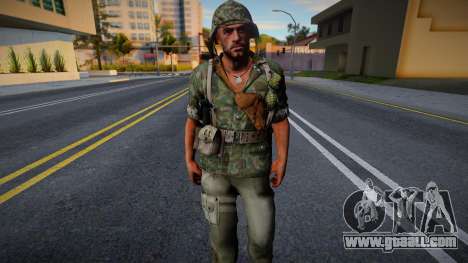 American Soldier from CoD WaW v11 for GTA San Andreas