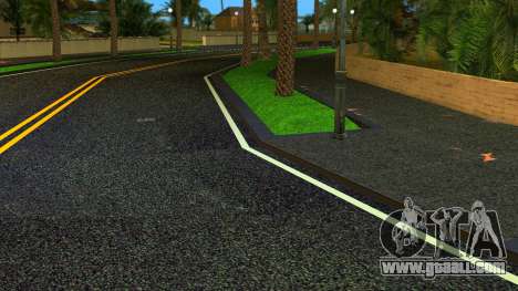 Starfish Island Roads and Pave Re-textures for GTA Vice City