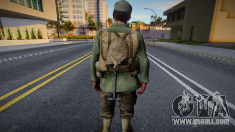 American Soldier from CoD WaW v10 for GTA San Andreas