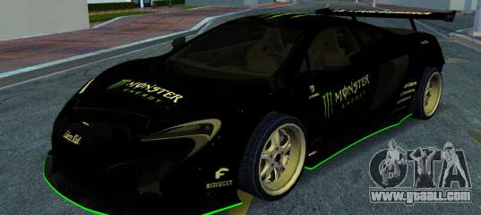 McLaren 650S Liberty Walk Monster Energy for GTA Vice City