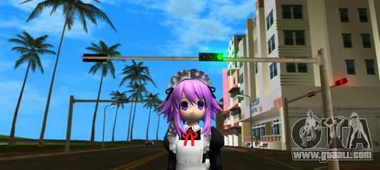 Neptune (Maid) from Hyperdimension Neptunia for GTA Vice City