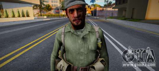 American Soldier from CoD WaW v10 for GTA San Andreas