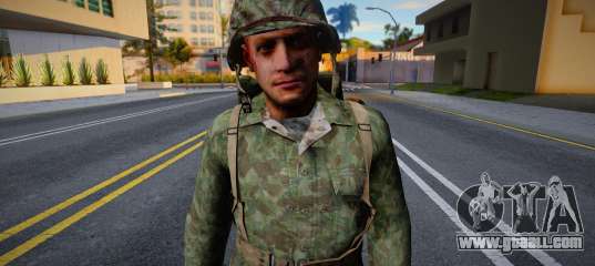 American Soldier from CoD WaW v9 for GTA San Andreas