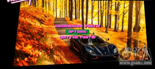 Koenigsegg Agera R HD Background for GTA Vice City