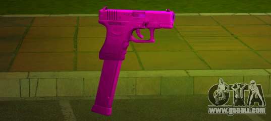 10 Glock Pistols (Pink) v1 for GTA Vice City