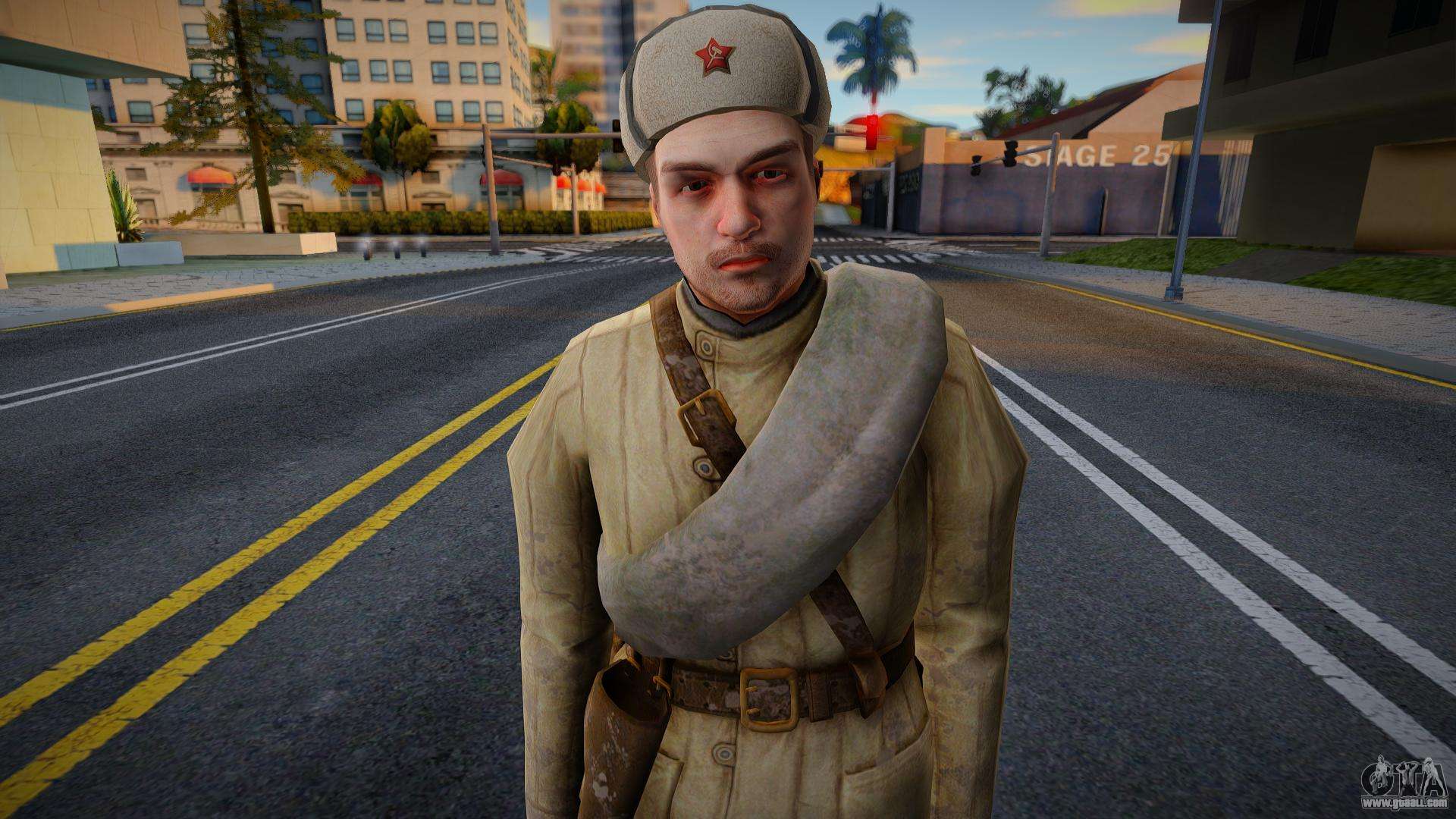 Soviet soldier from Sniper Elite 2 for GTA San Andreas