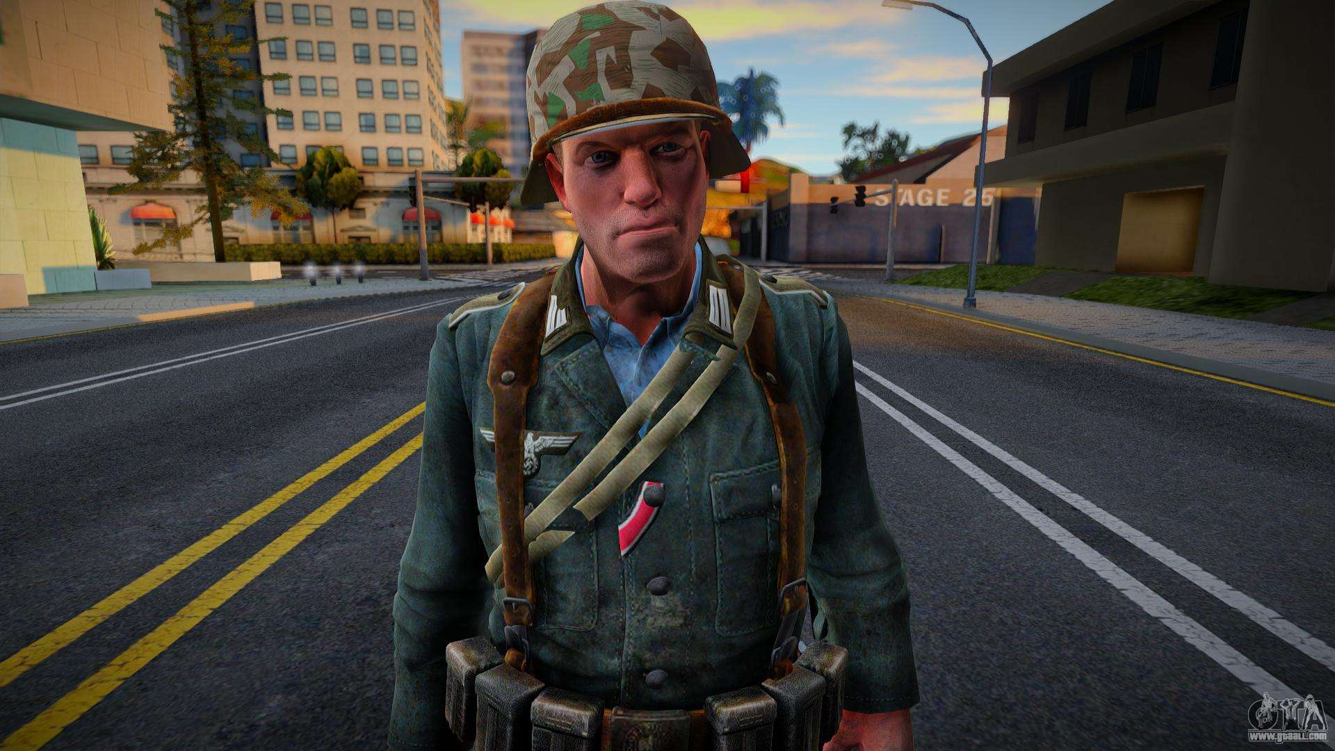 German soldier from Enemy Front v3 for GTA San Andreas