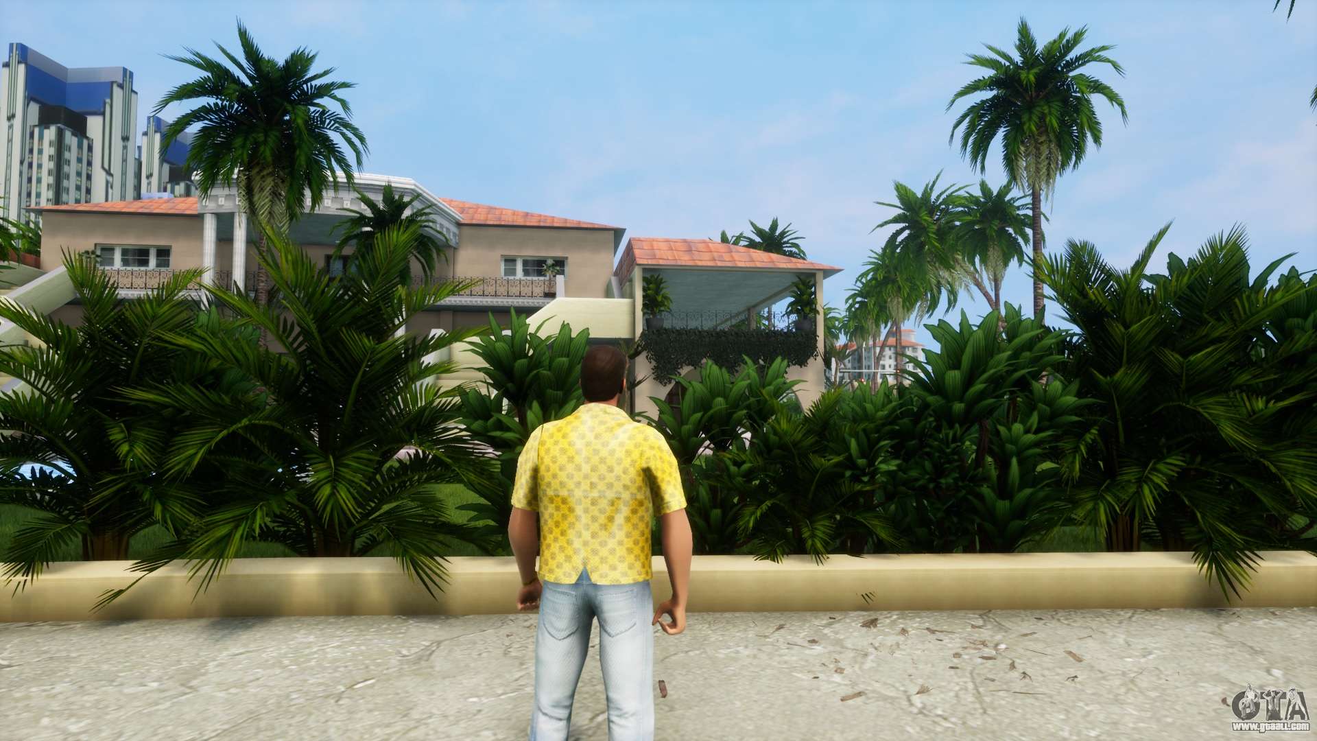 Golden Shirt and Light Blue Jeans v1 for GTA Vice City Definitive Edition