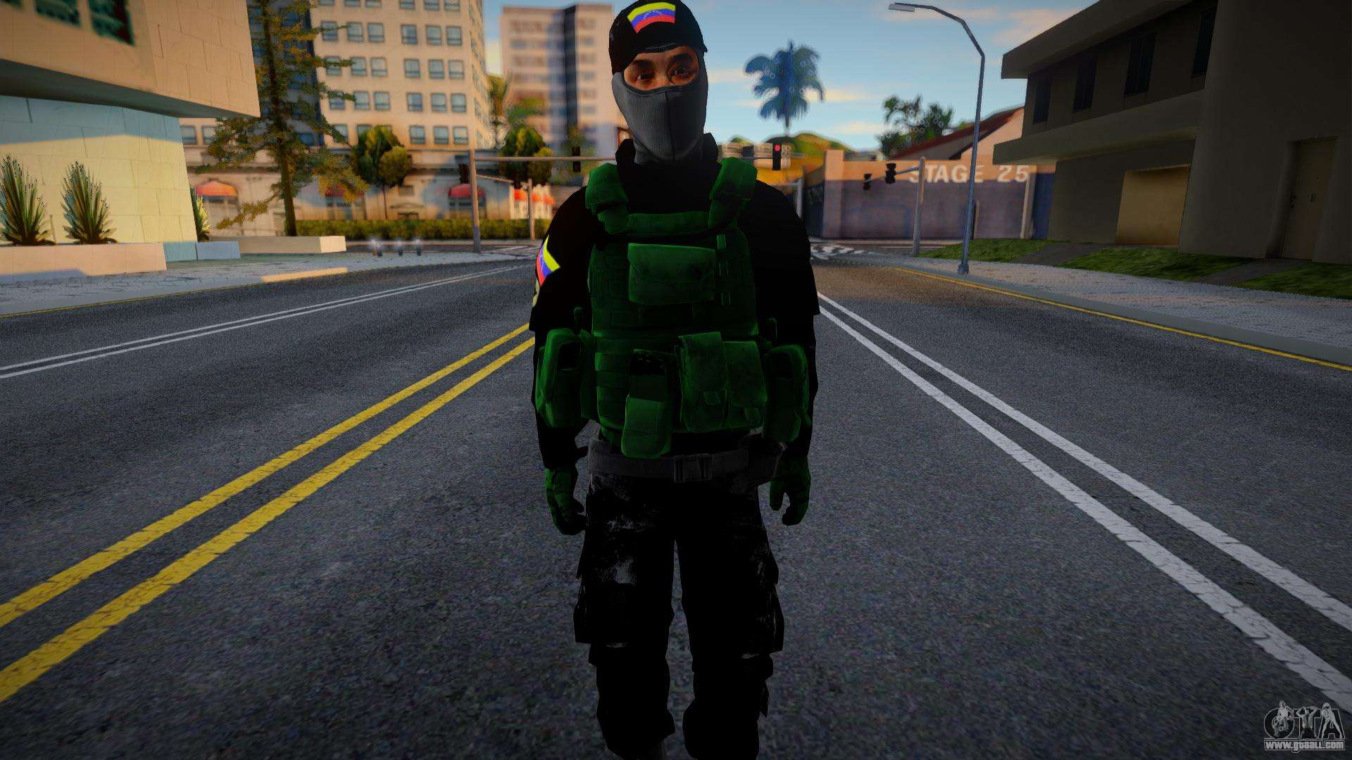 Colombian soldier for GTA San Andreas