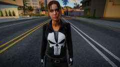 Zoe in the clothes of the Punisher from Left 4 Dead for GTA San Andreas