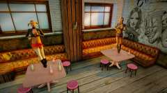Prostitutes dancing in the bar on the table for GTA San Andreas