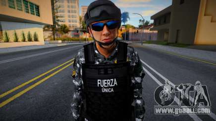 Soldier from Fuerza Única Jalisco v1 for GTA San Andreas