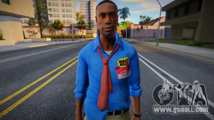 Louis of Left 4 Dead (BestBuy Employee) for GTA San Andreas