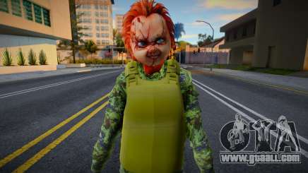 Thug in Chucky's mask for GTA San Andreas